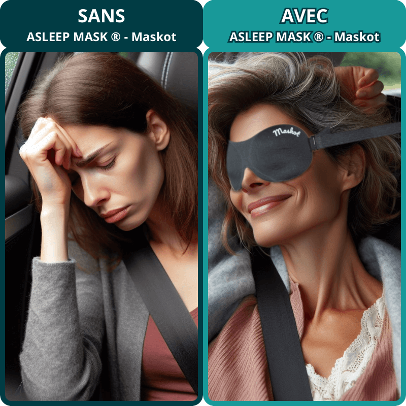 masque de nuit masque de voyage masque de sommeil de voyage masque yeux avion asleep mask maskot sans avec