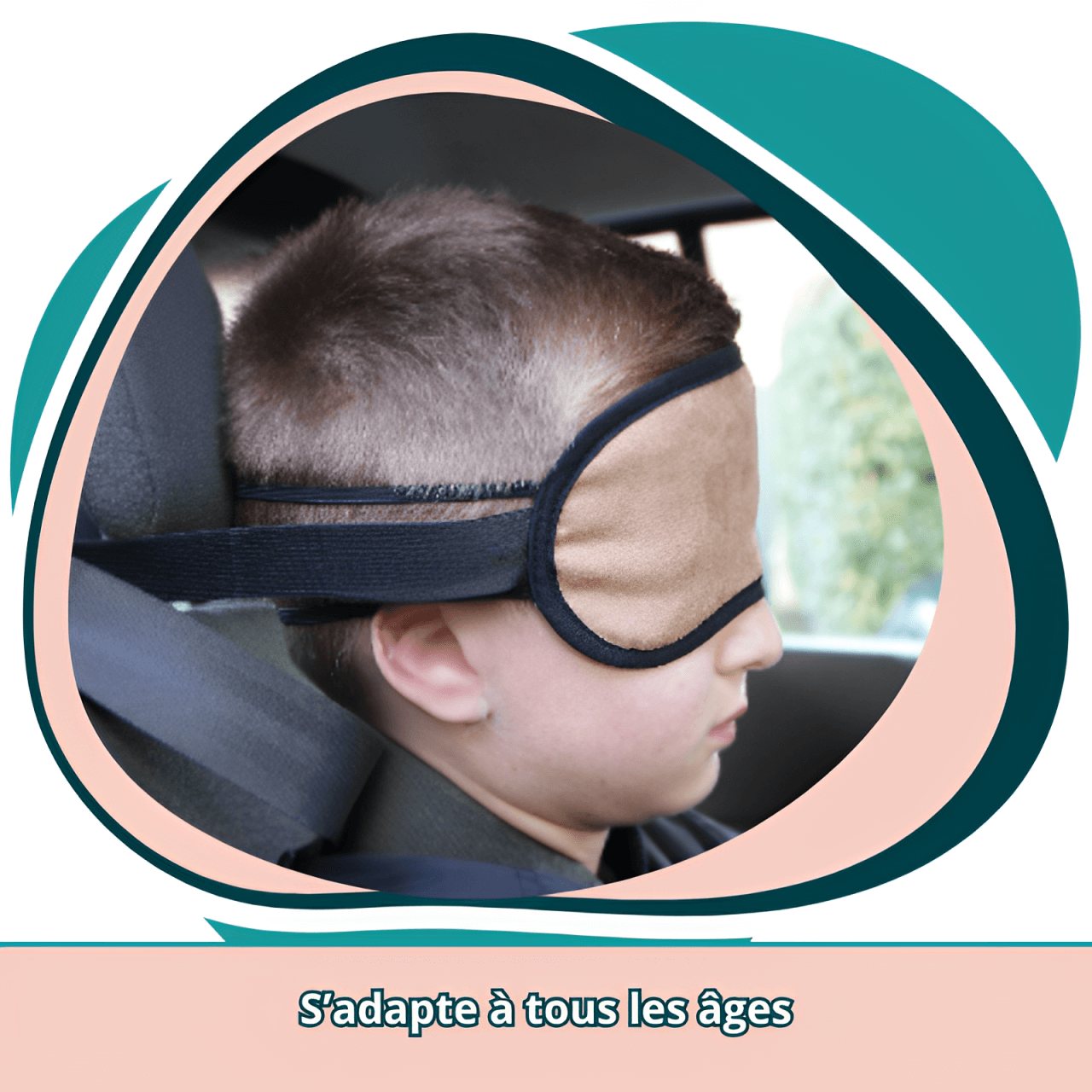masque de voyage masque de sommeil de voyage masque yeux avion asleep mask s'adapte aux enfants