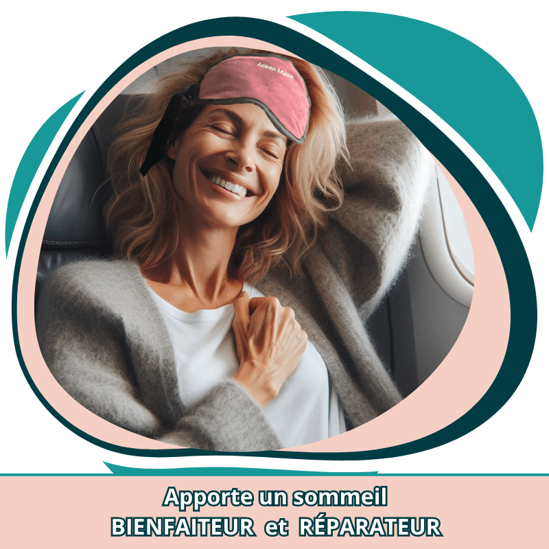 masque de voyage masque de sommeil de voyage masque yeux avion asleep mask sommeil réparateur bienfaiteur
